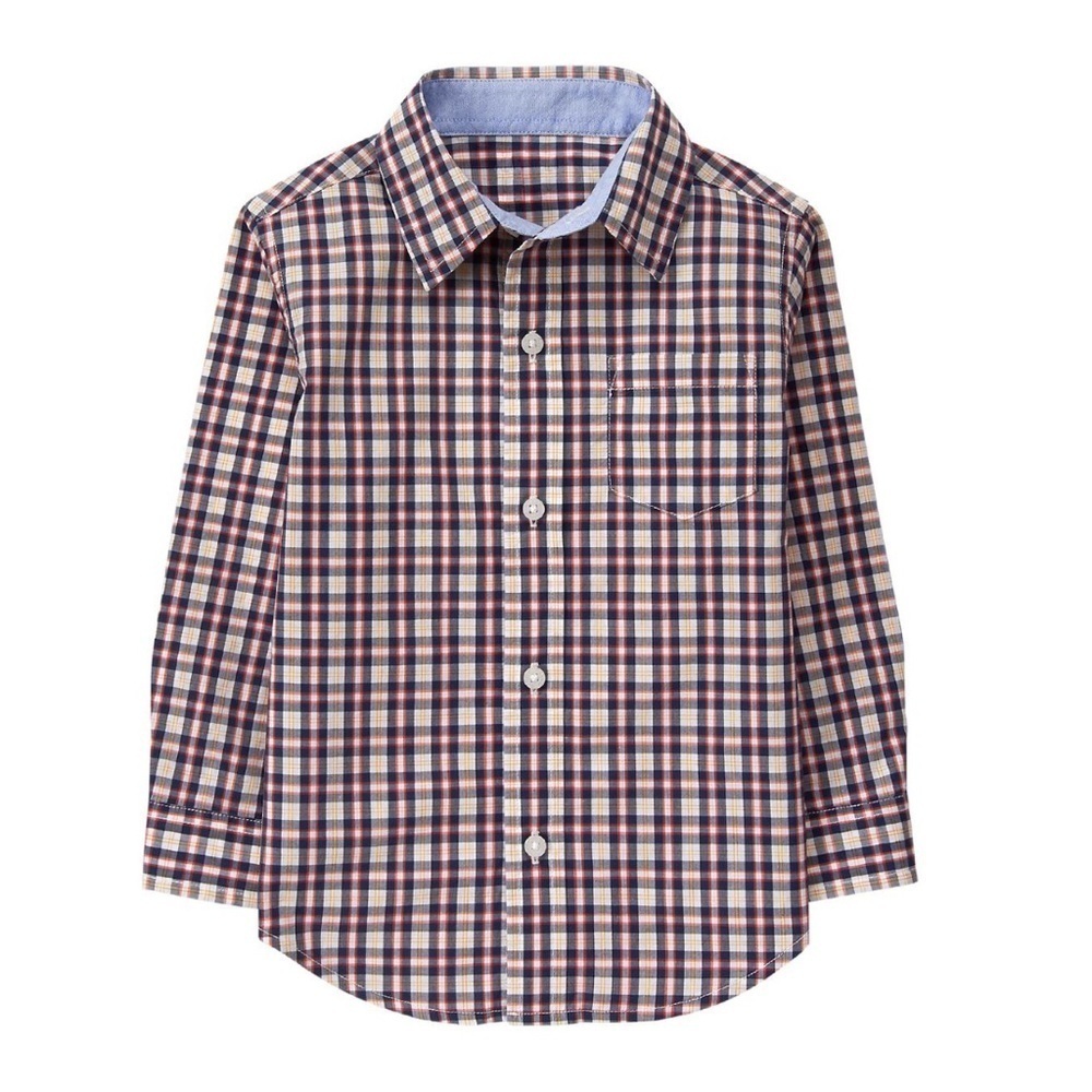 PLAID POPLIN SHIRT